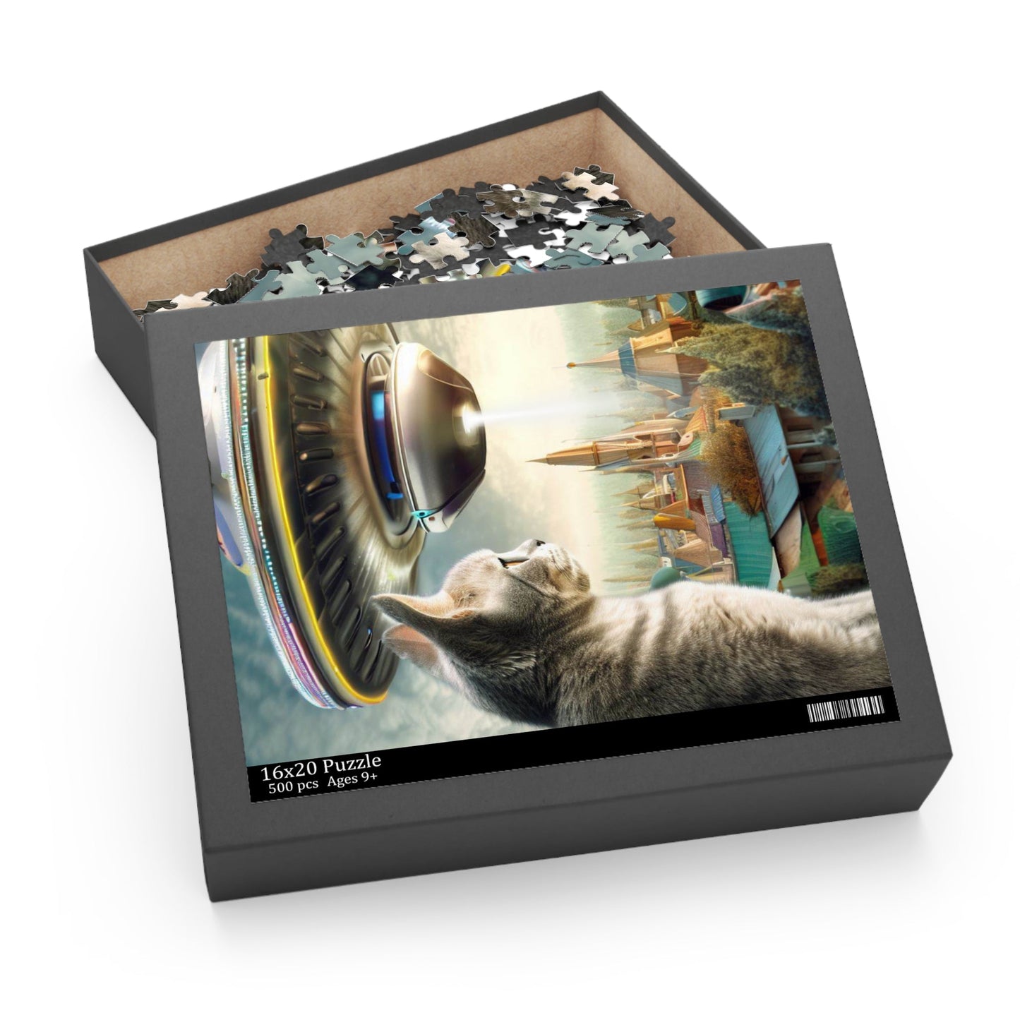 Encounter with Astrocat 500-Piece Jigsaw Puzzle