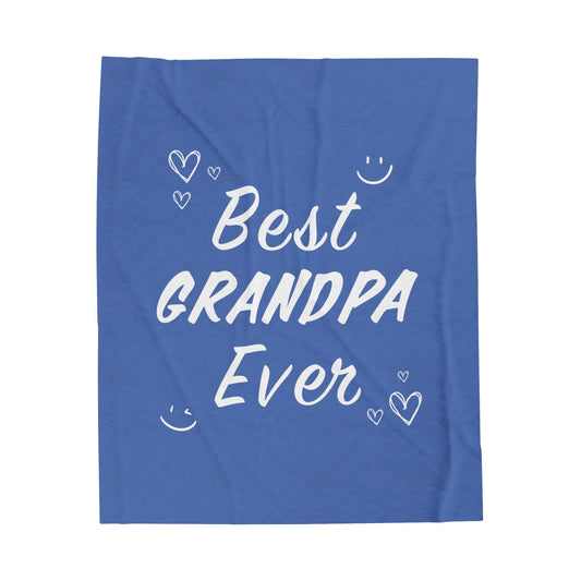 Plush Throw Blanket for an Amazing Grandfather
