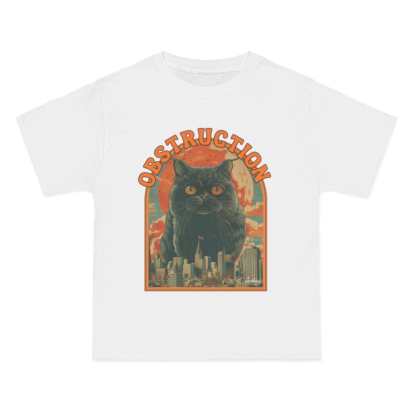 Cat Blockade Vintage Tee