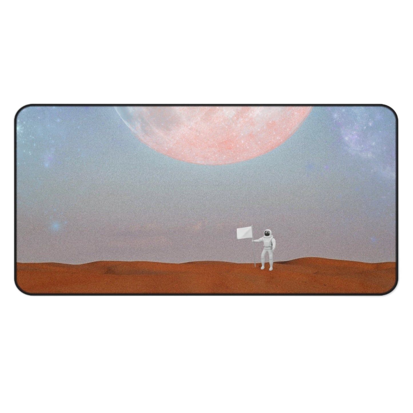 Astronaut's Arrival on Planet X Mouse Pad Desk Mat