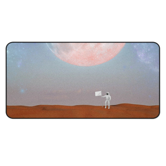 Astronaut's Arrival on Planet X Mouse Pad Desk Mat