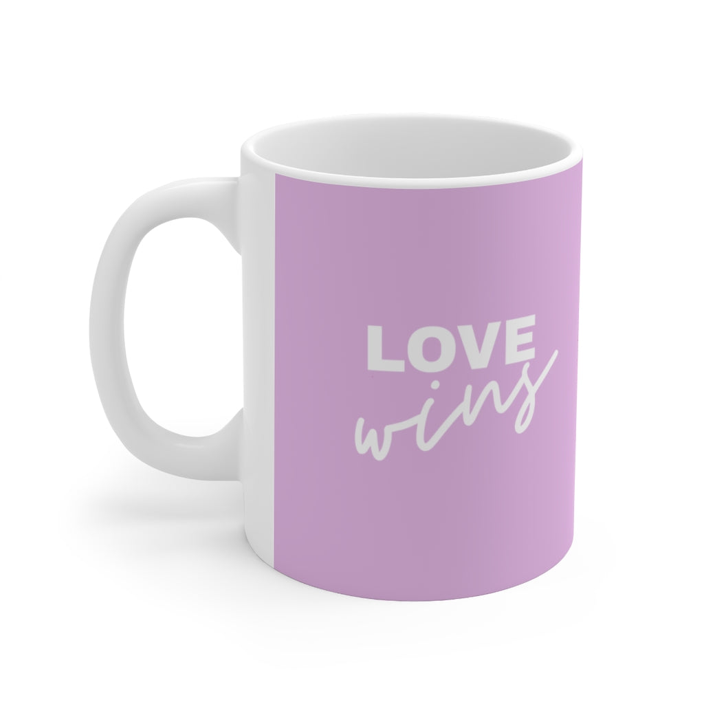 11oz Rainbow Love Wins Coffee Mug