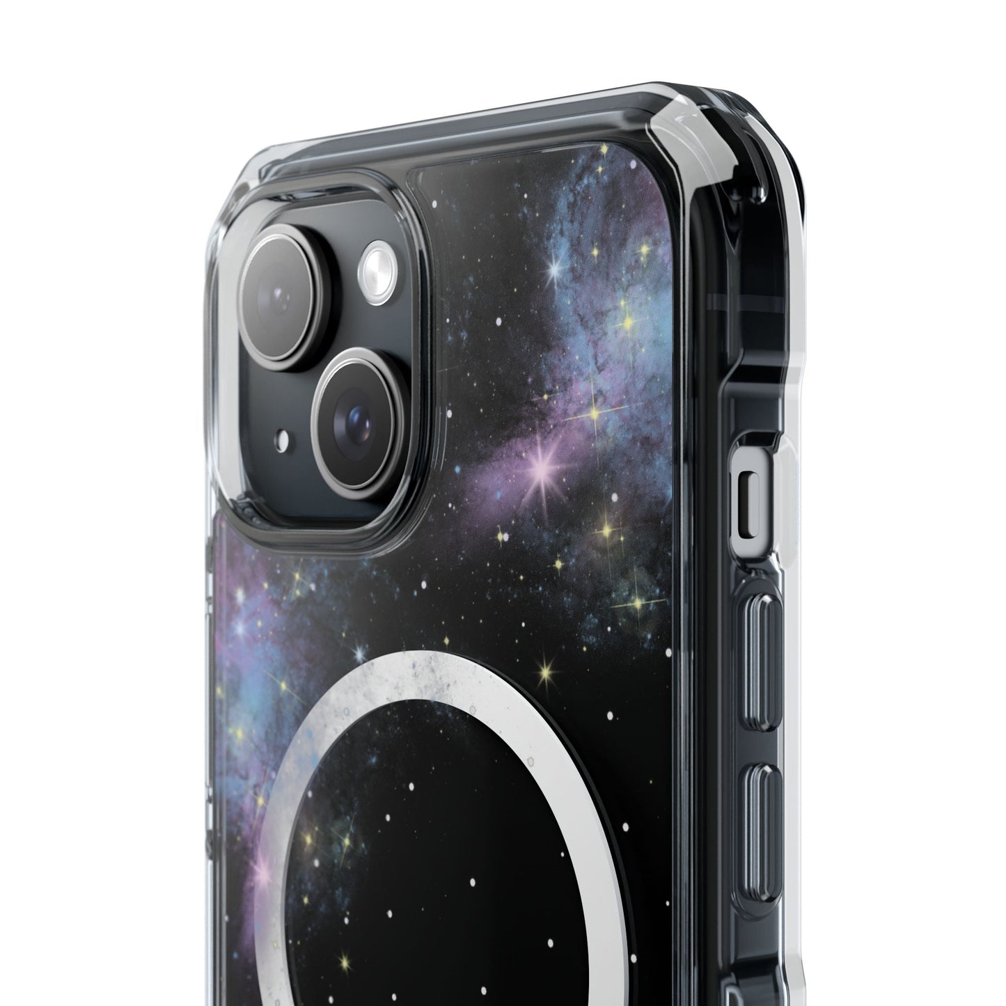 Pookie the Poodle in Space - Magnetic Clear Case for iPhone Models by Starry Fluff