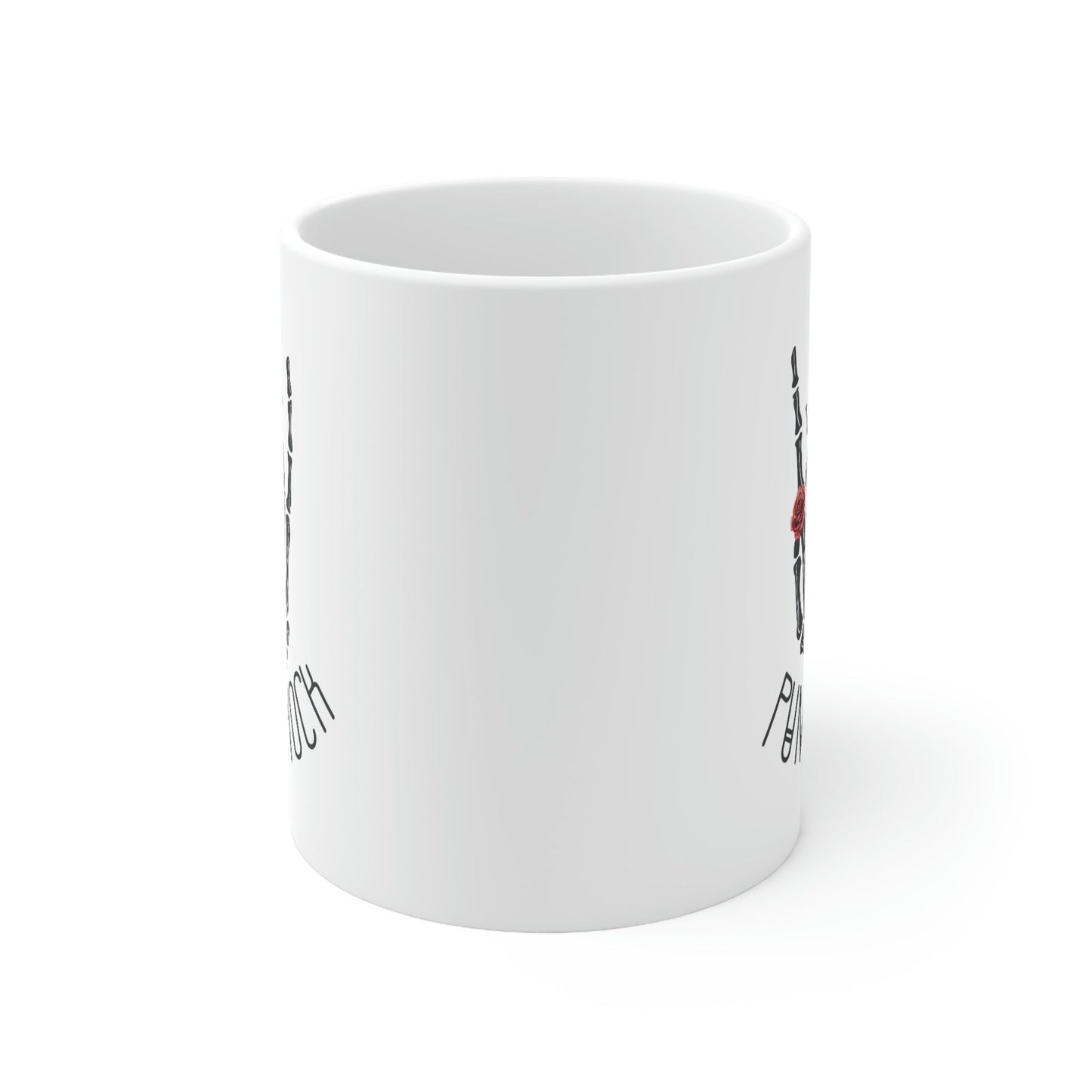 Punk Rock Skeleton Hand Mug