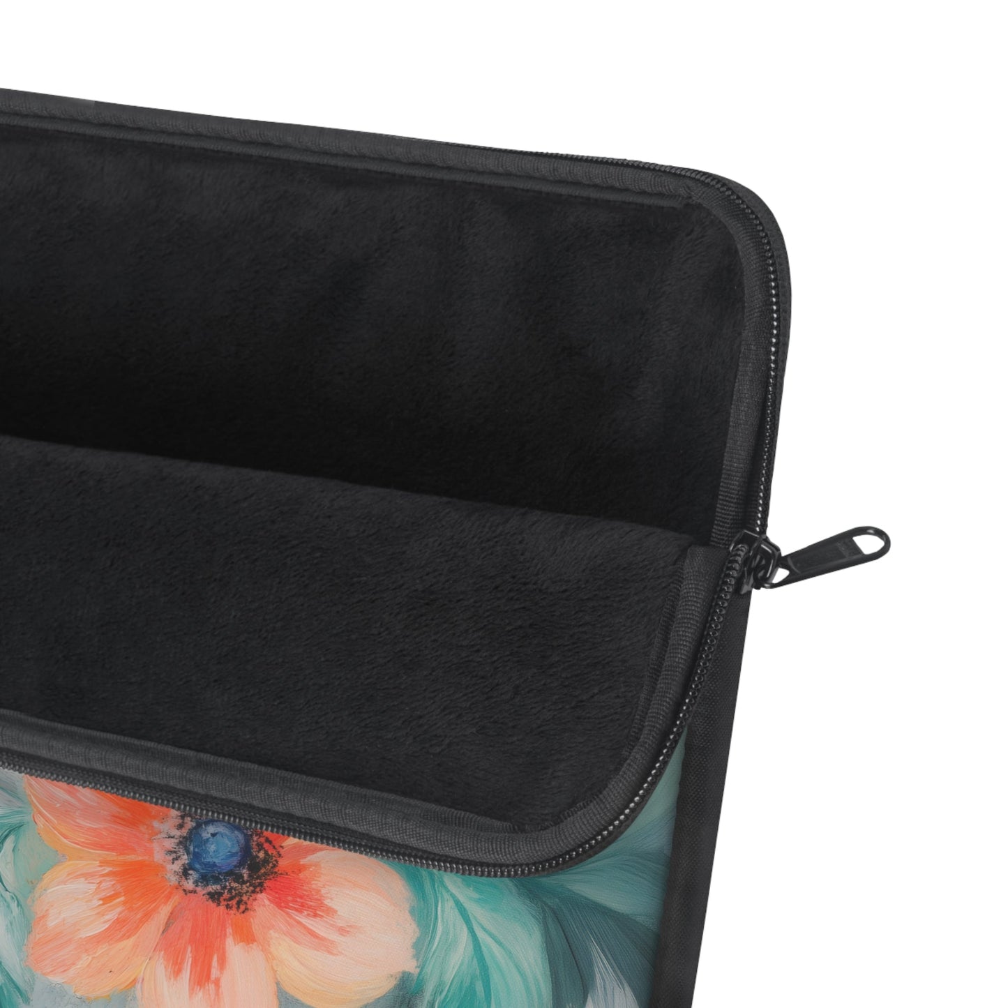 Delicate Flower Pattern Laptop Cover