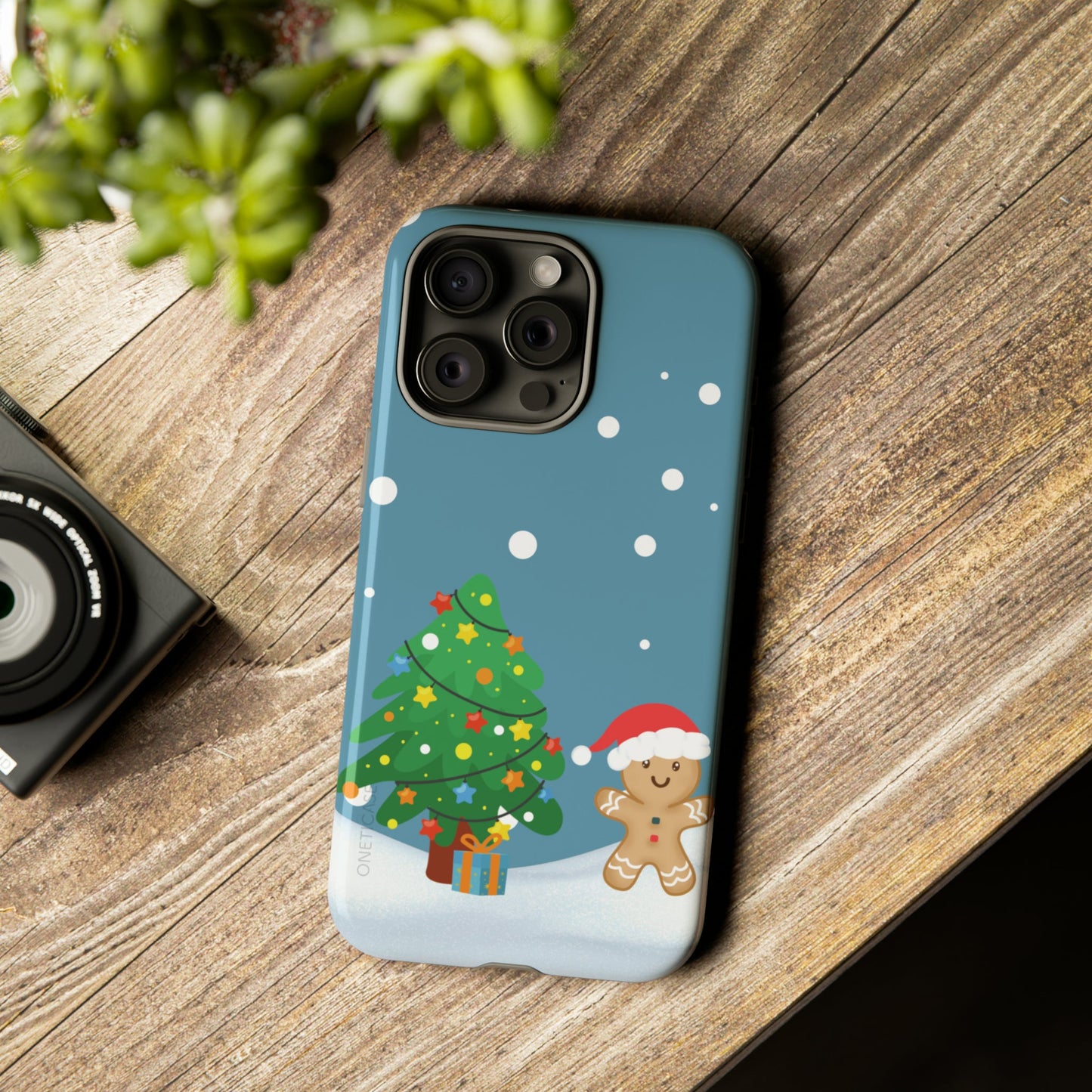 Durable Gingerbread Man Holiday Phone Cases
