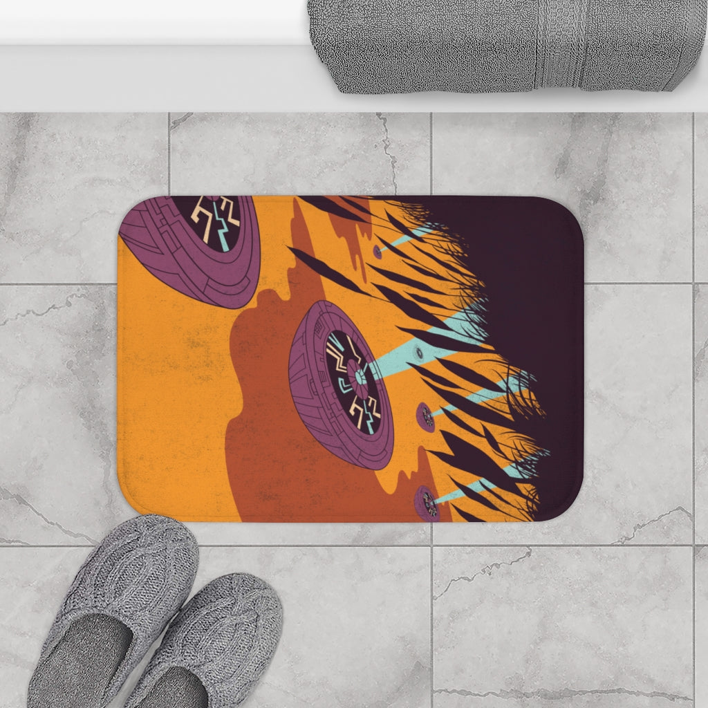Home Accents UFO Bath Mat with Illuminating Light