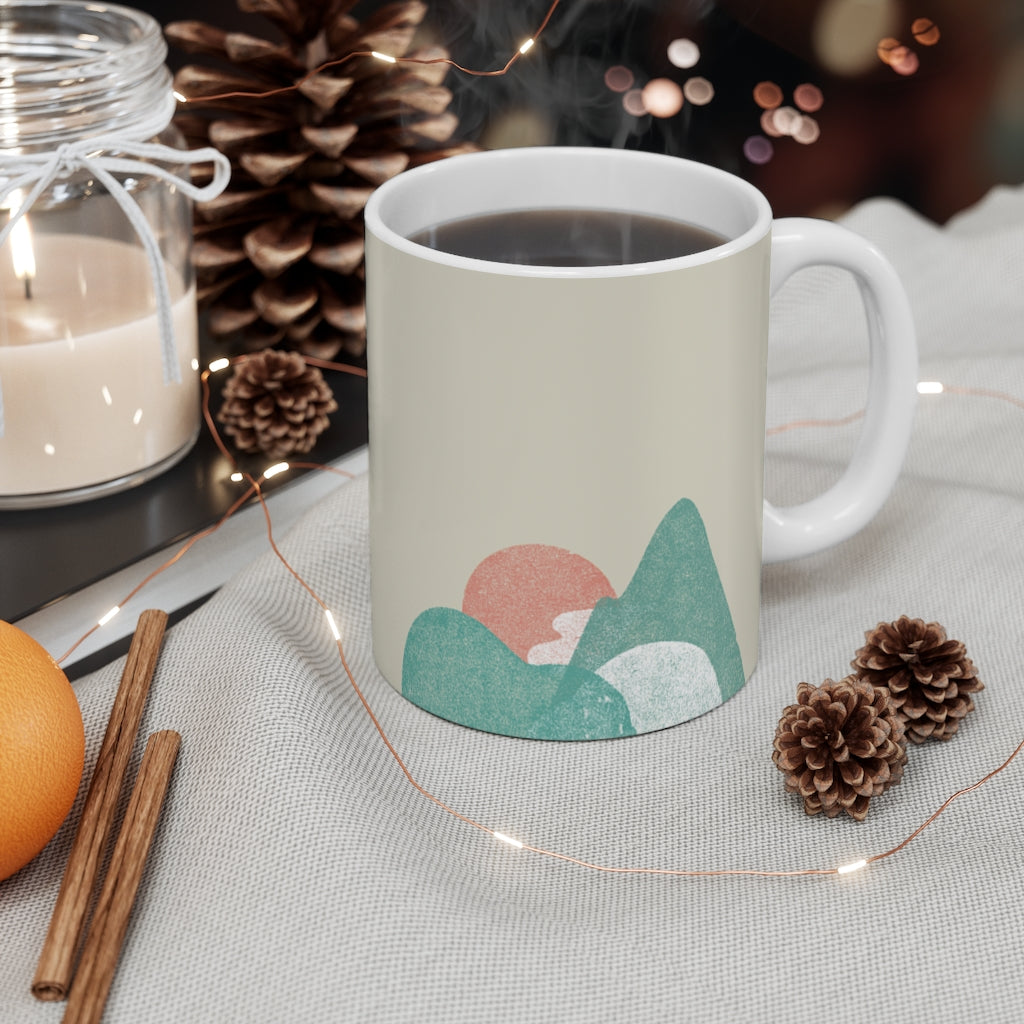 Landscape Abstract Mug for Coffee and Tea