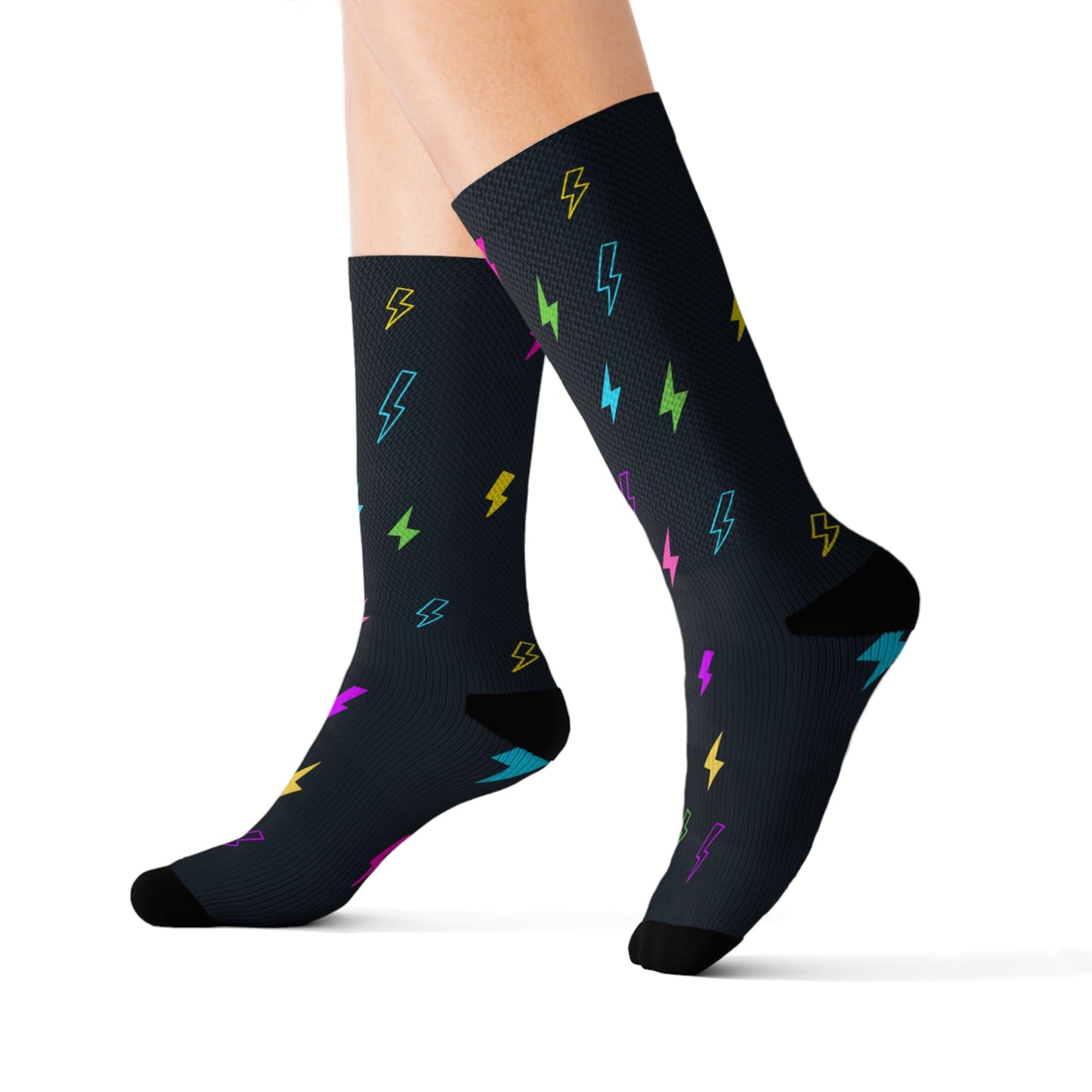 Flashing Neon Socks - A Fun and Quirky Novelty
