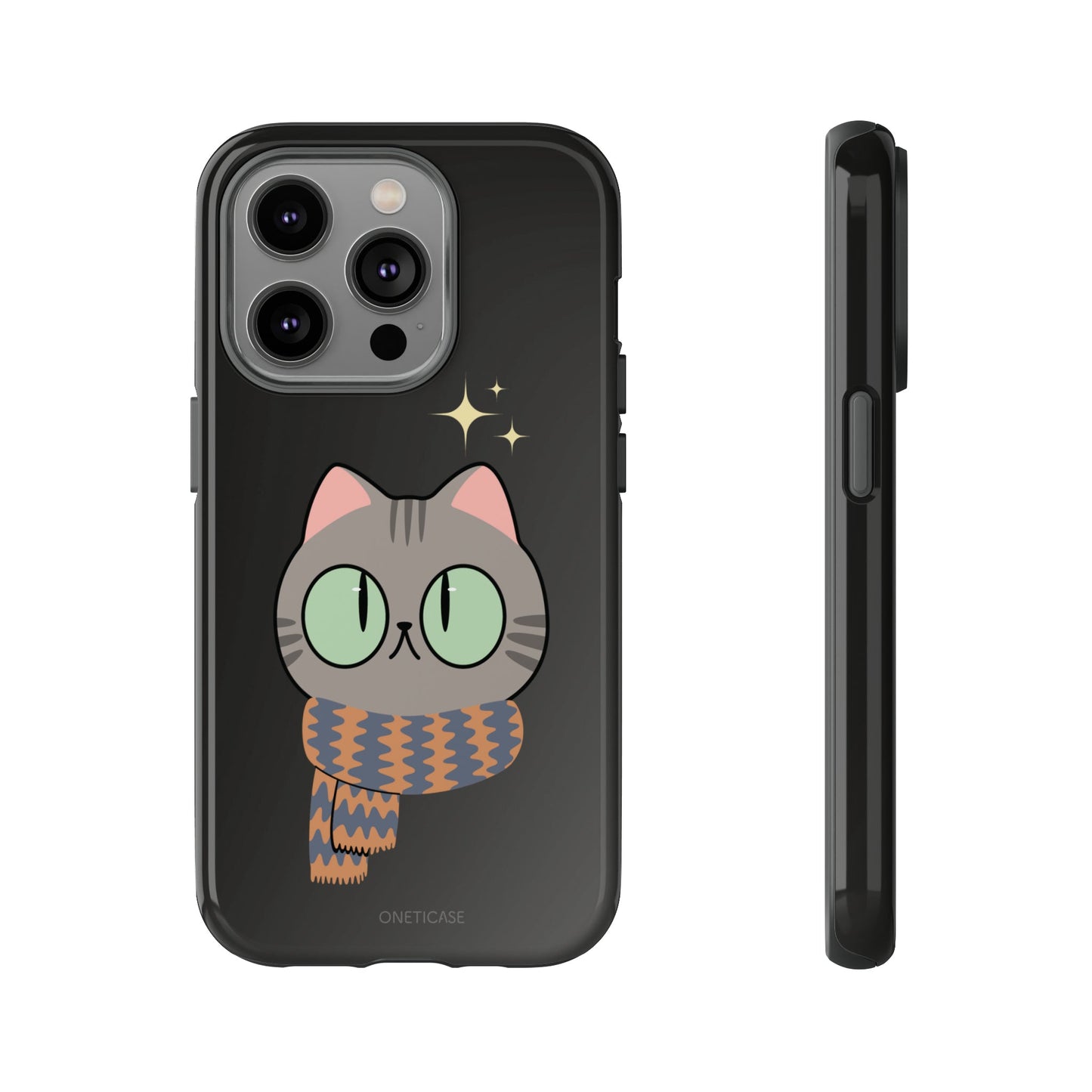 Cozy Feline Tough Cat iPhone Case