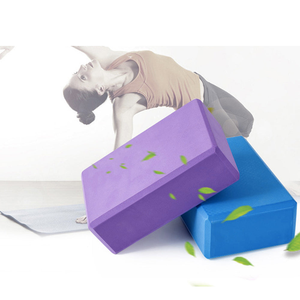 Lightweight Set of 3 Yoga Foam Fitness Blocks