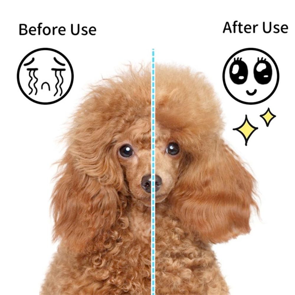 Fur Detangling and Relaxing Massage Brush for Pets