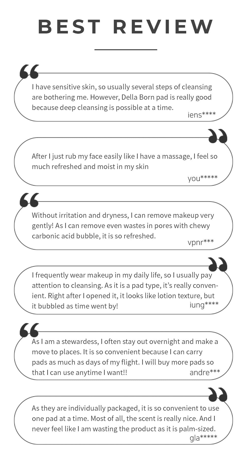 Korean Della Blossom Bubble Facial Cleansing Pads