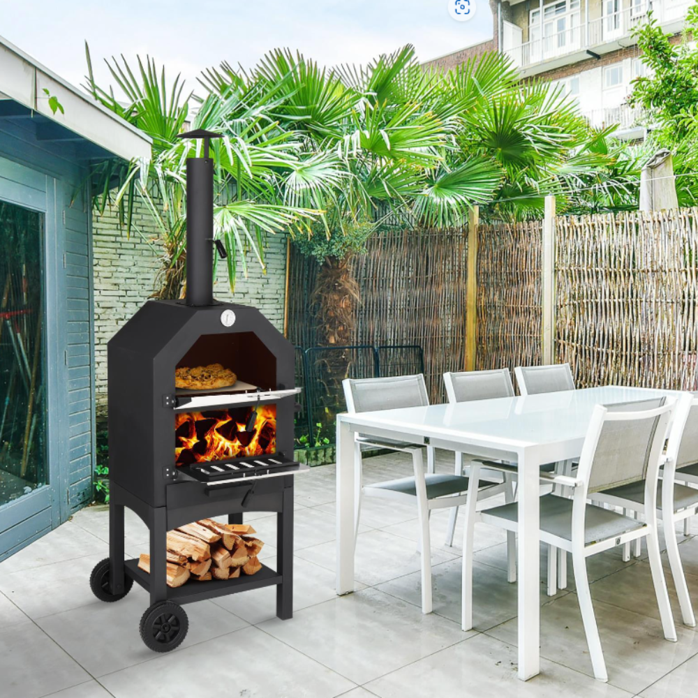 Outdoor Pizza Oven - Portable and Convenient for BBQ