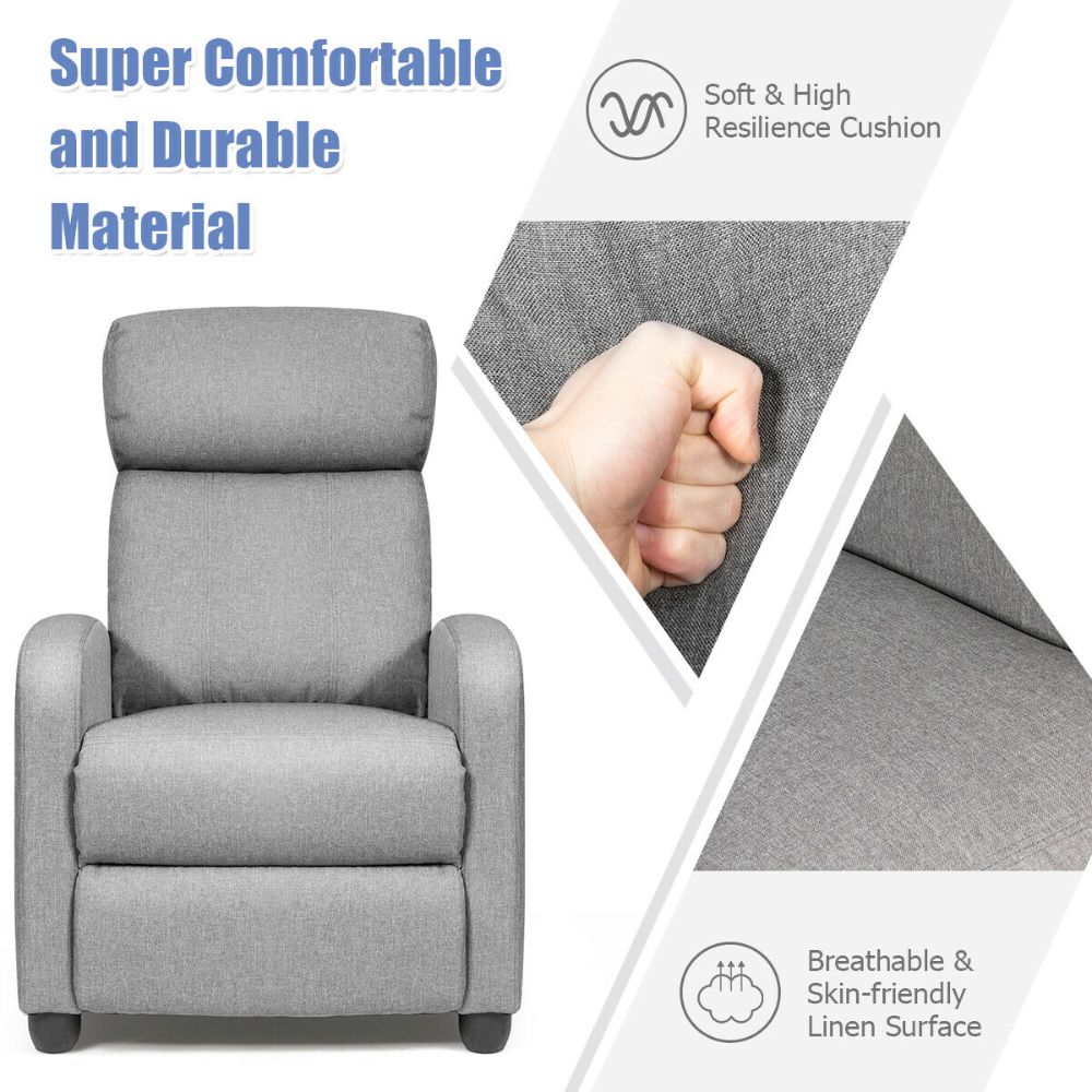 Fabric Reclining Massage Chair