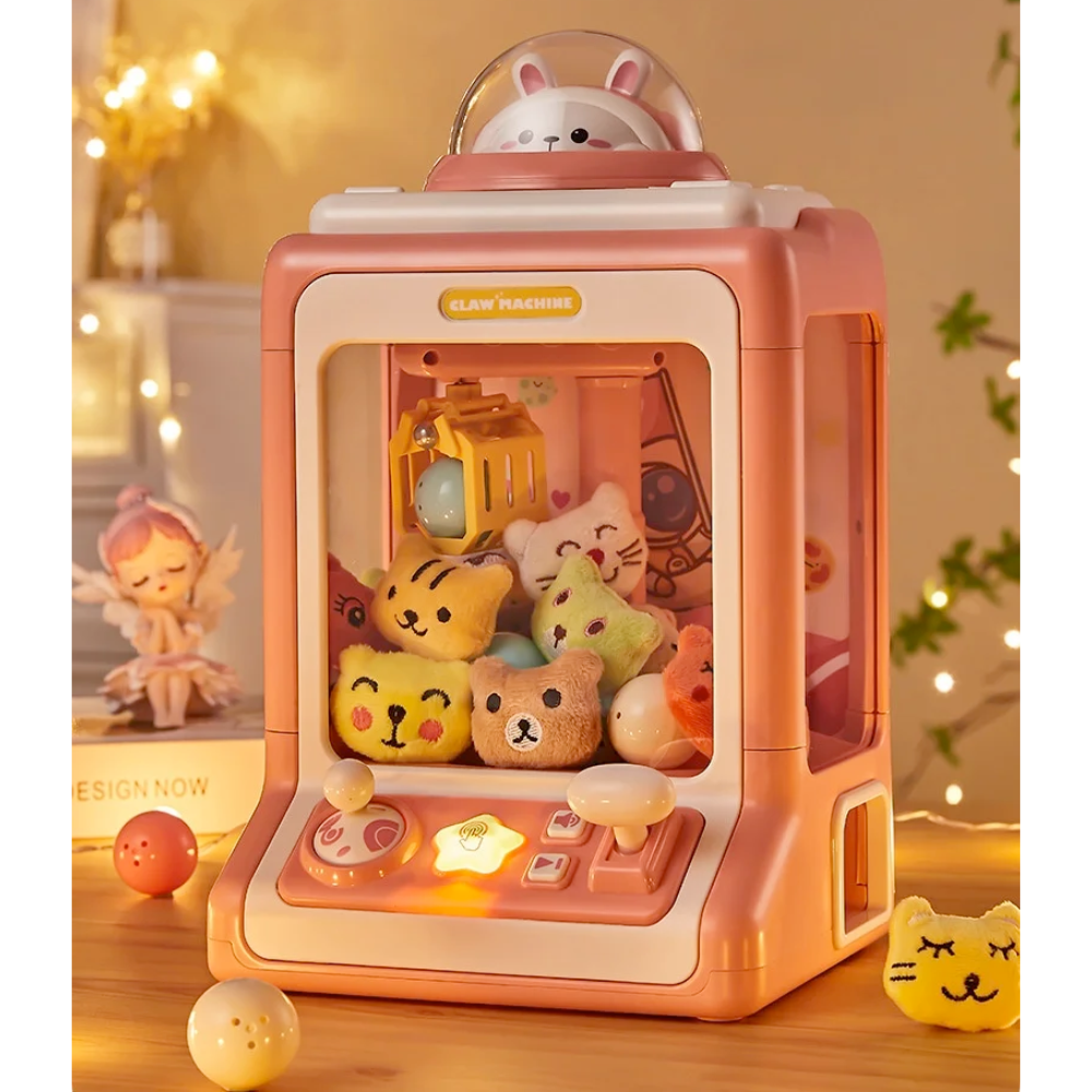 Compact Animated Entertainment Claw Game Device