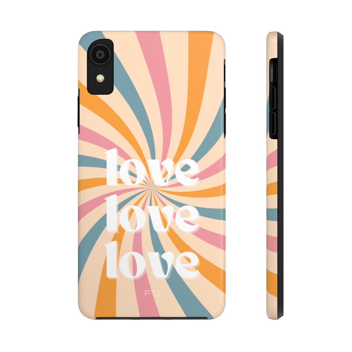Retro Affection Touch Case for Wireless Charging on iPhone