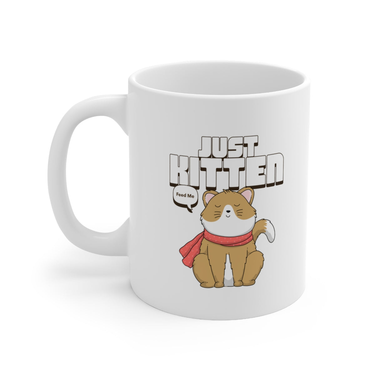Cat Lover's Delight Novelty Kitten Mug