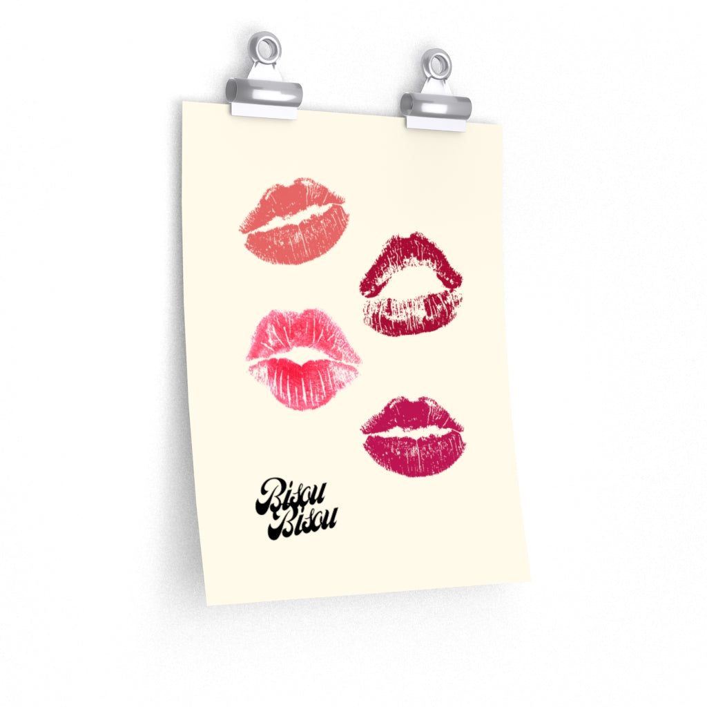 Kisses Bisou Bisou Poster