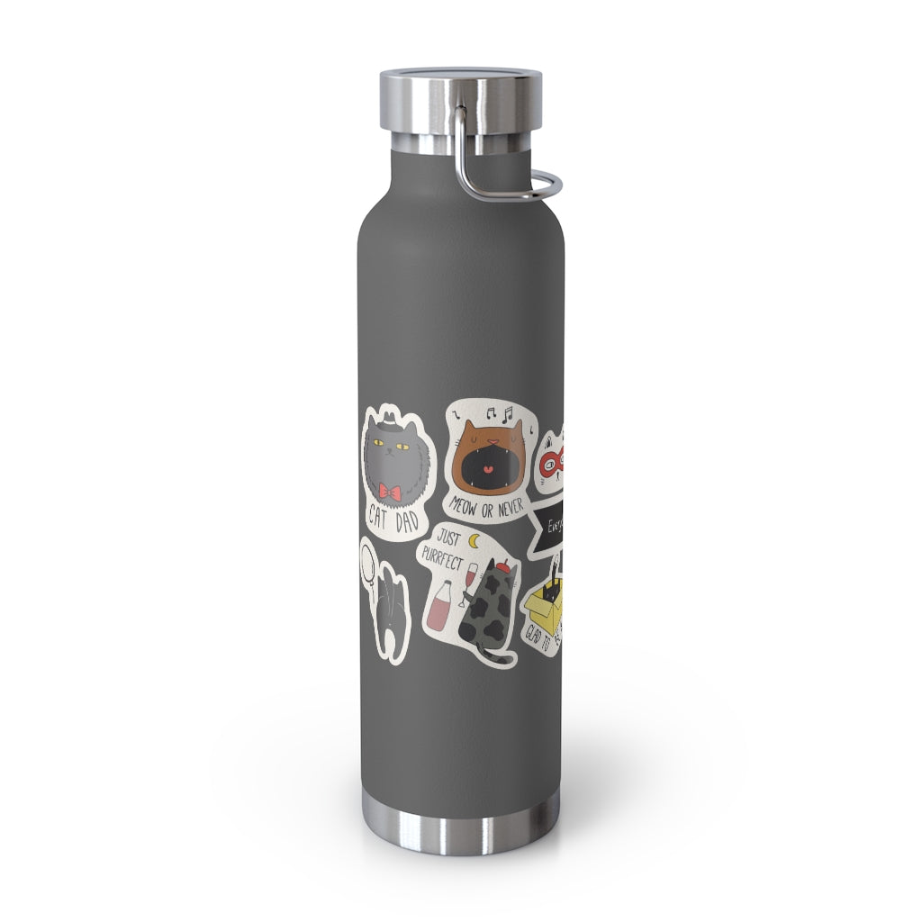 Cat Lover's Thermos Bottle - 22oz