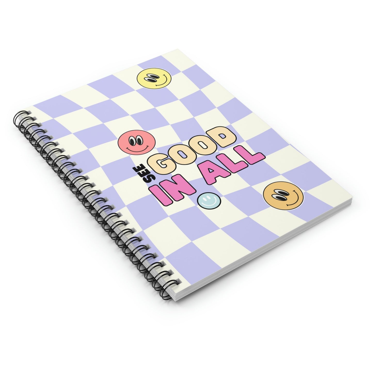 Happy Nostalgic Smiles Spiral Notebook