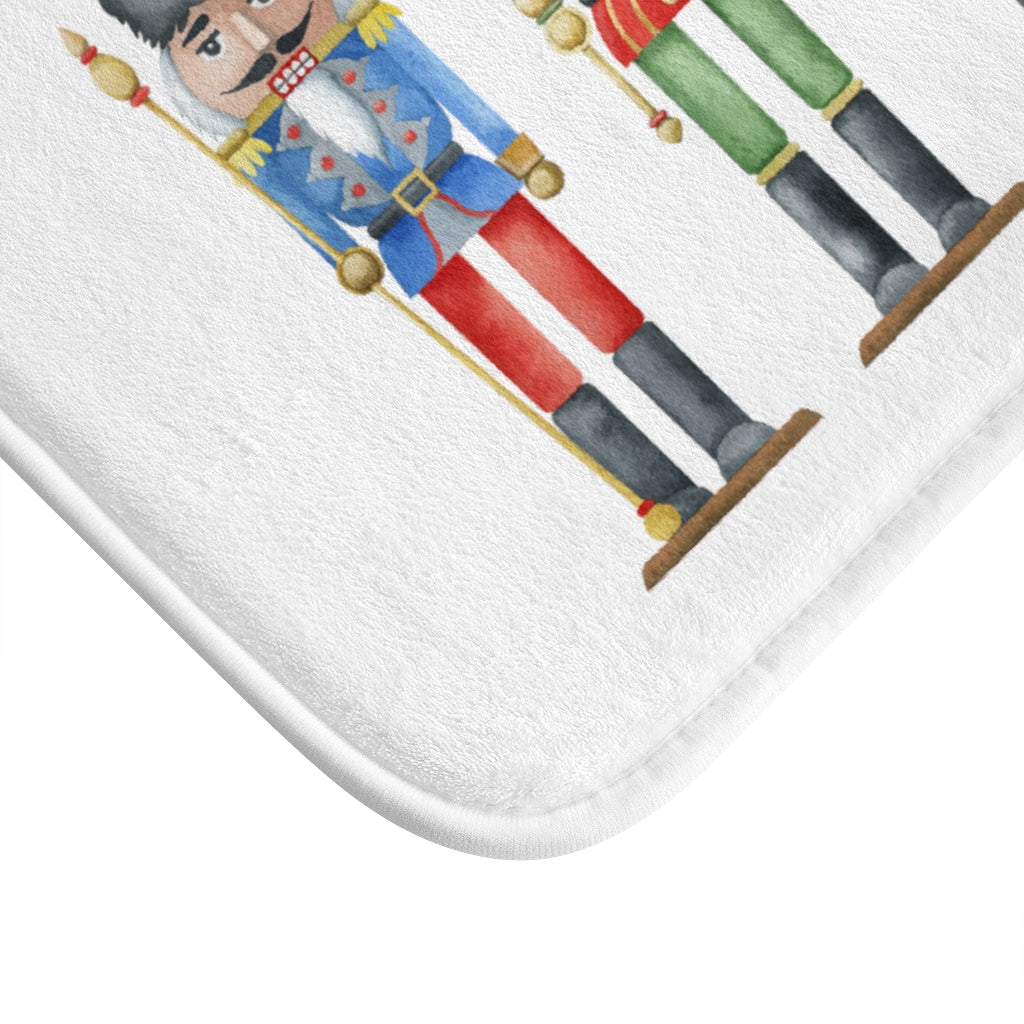 Nutcracker Toy Soldiers Bath Mat - Enhance Your Home Décor with Holiday Accents