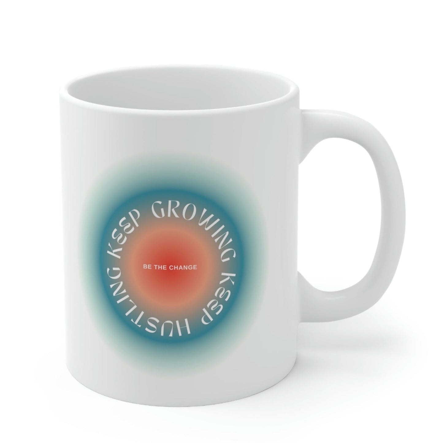 Blue Mug for Persistent Hustlers and Growth-Seekers