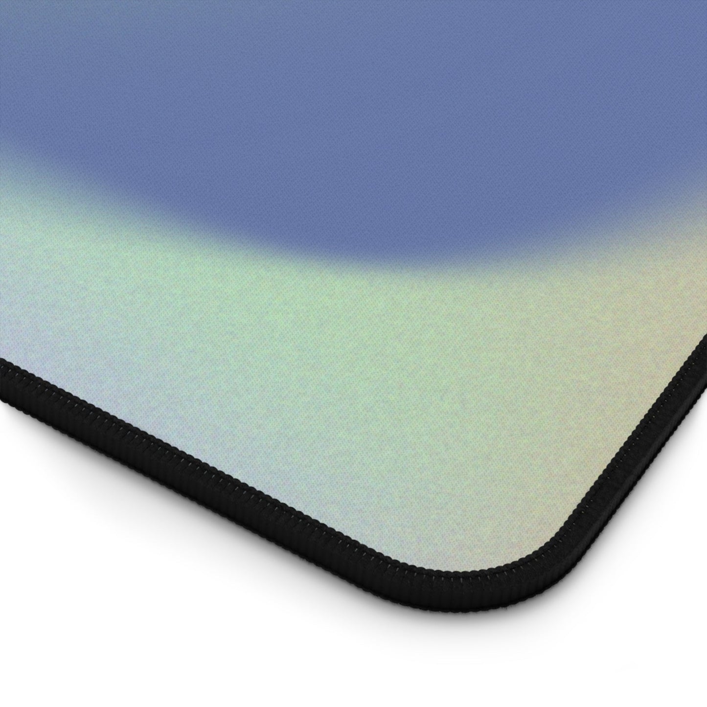 Glowing Swirls Desk Mat in Green