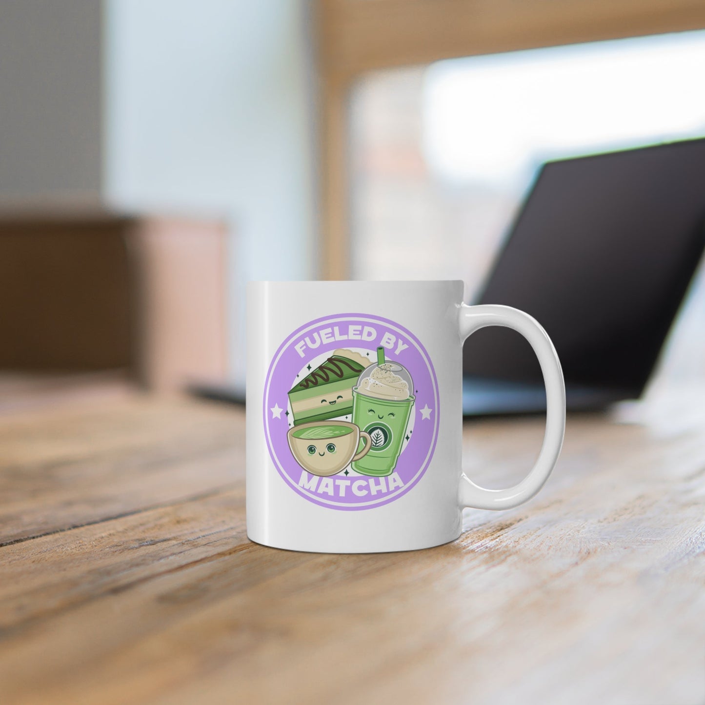 Matcha-Fueled Humor Mug