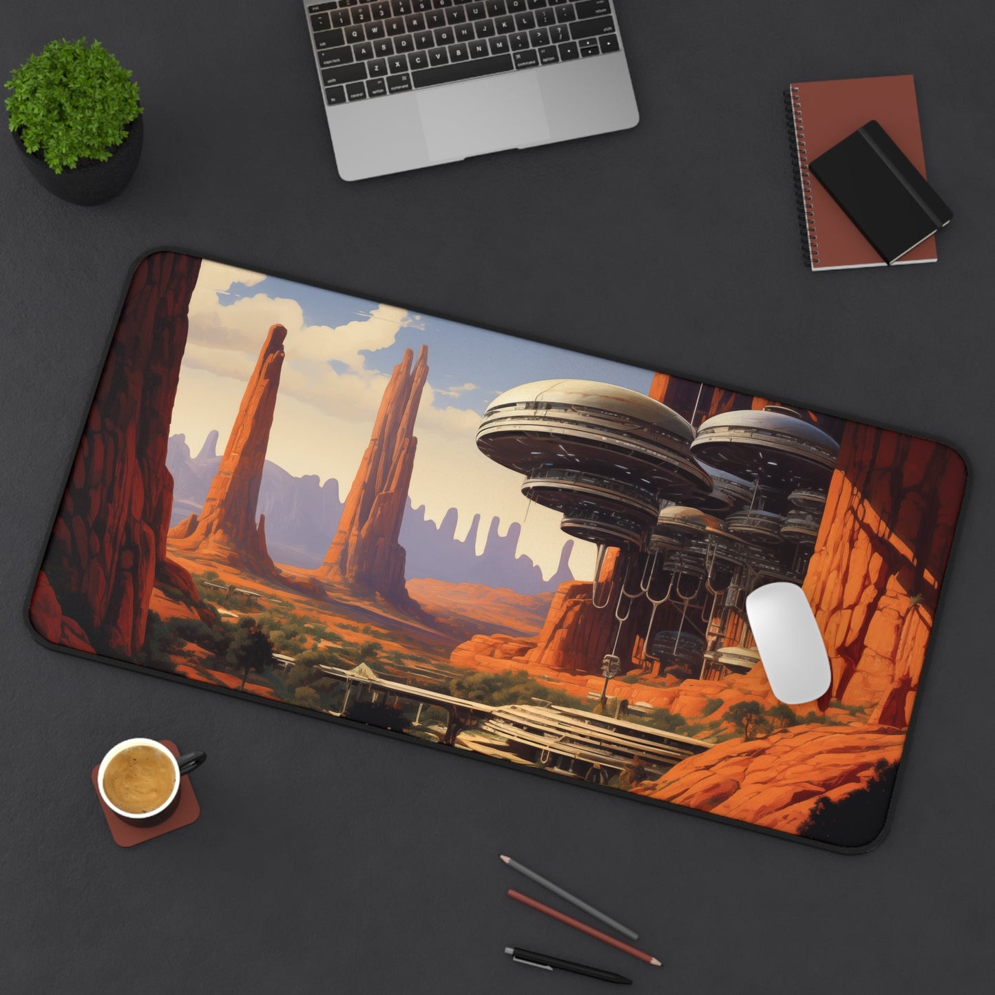 Large Gaming Mouse Pad: Arizona Extraterrestrial Spaceship