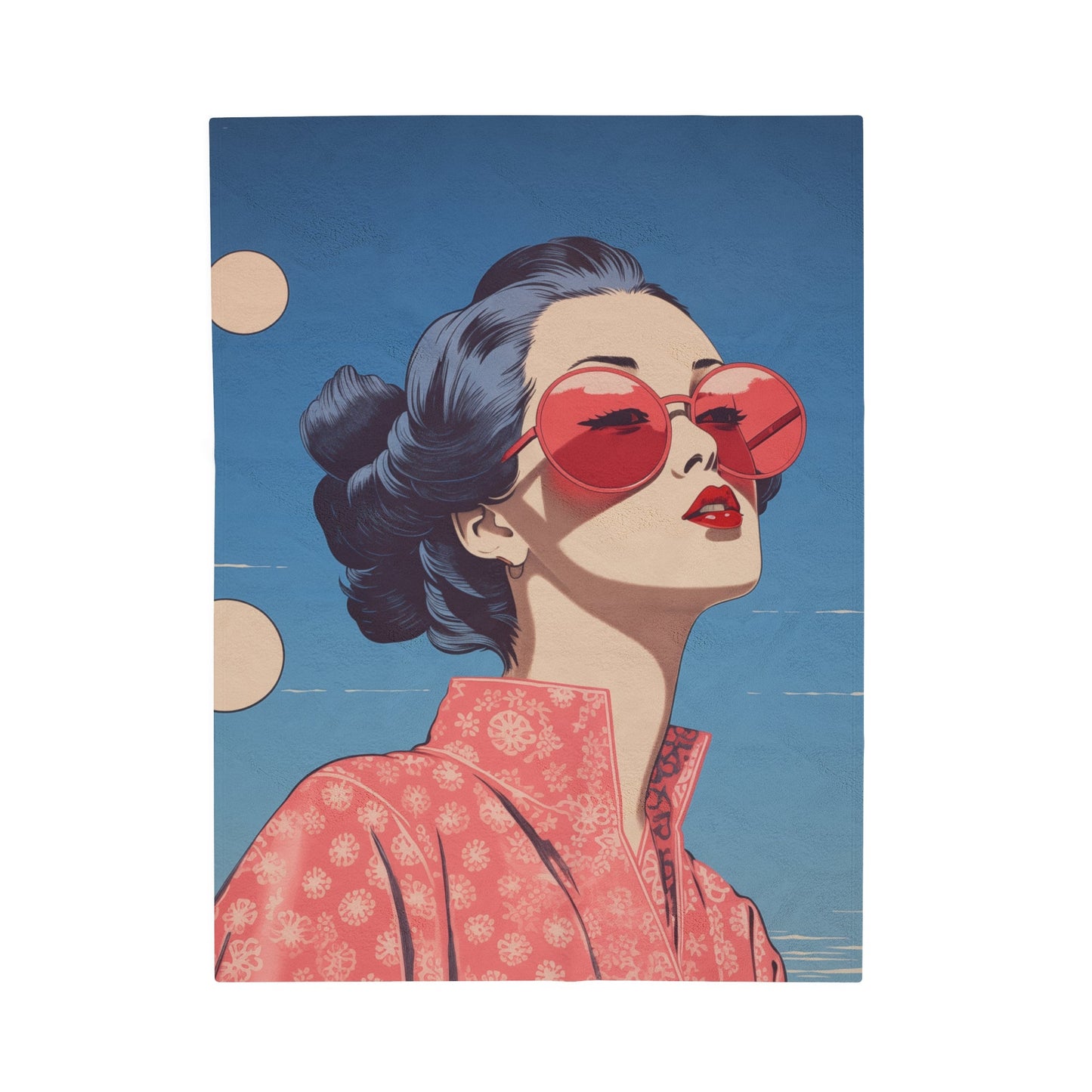 Sakura Blossom Japanese Style Blanket