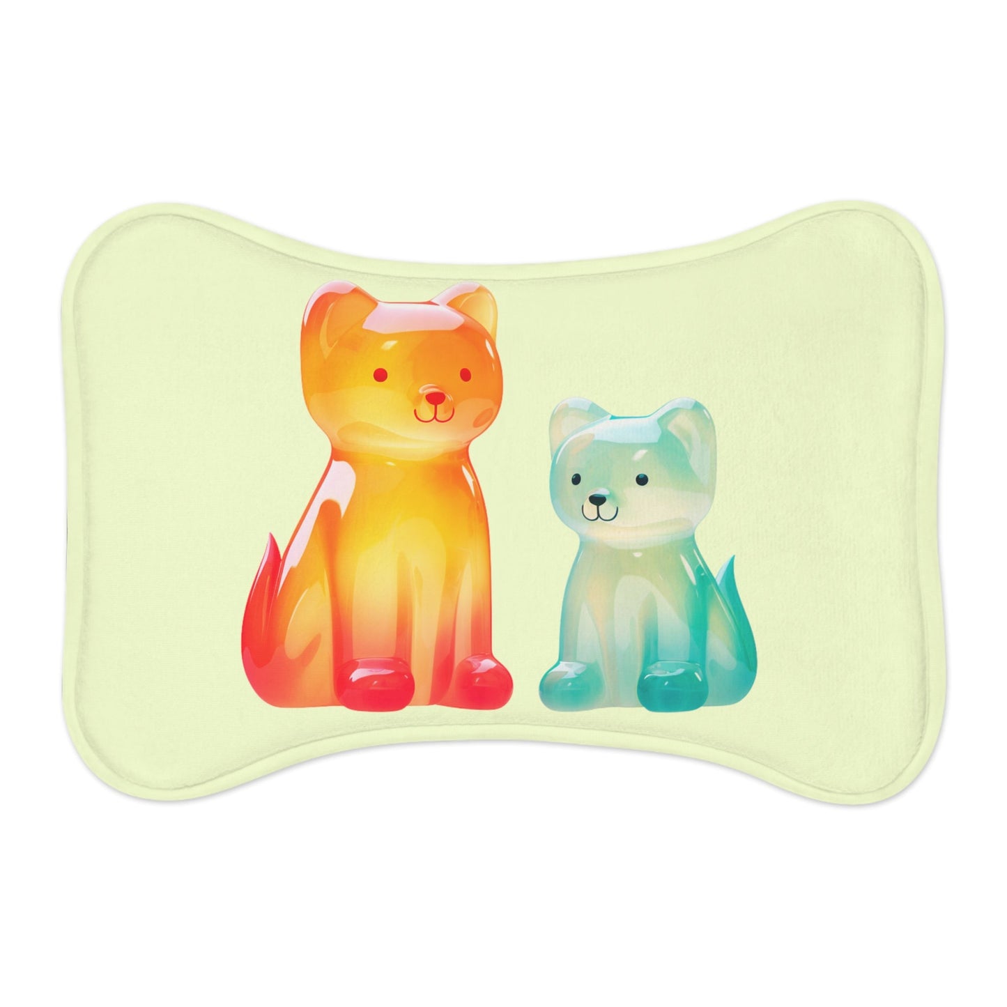 Pet Feeding Mats in 3 Different Sizes Featuring Gummy Dogs Design