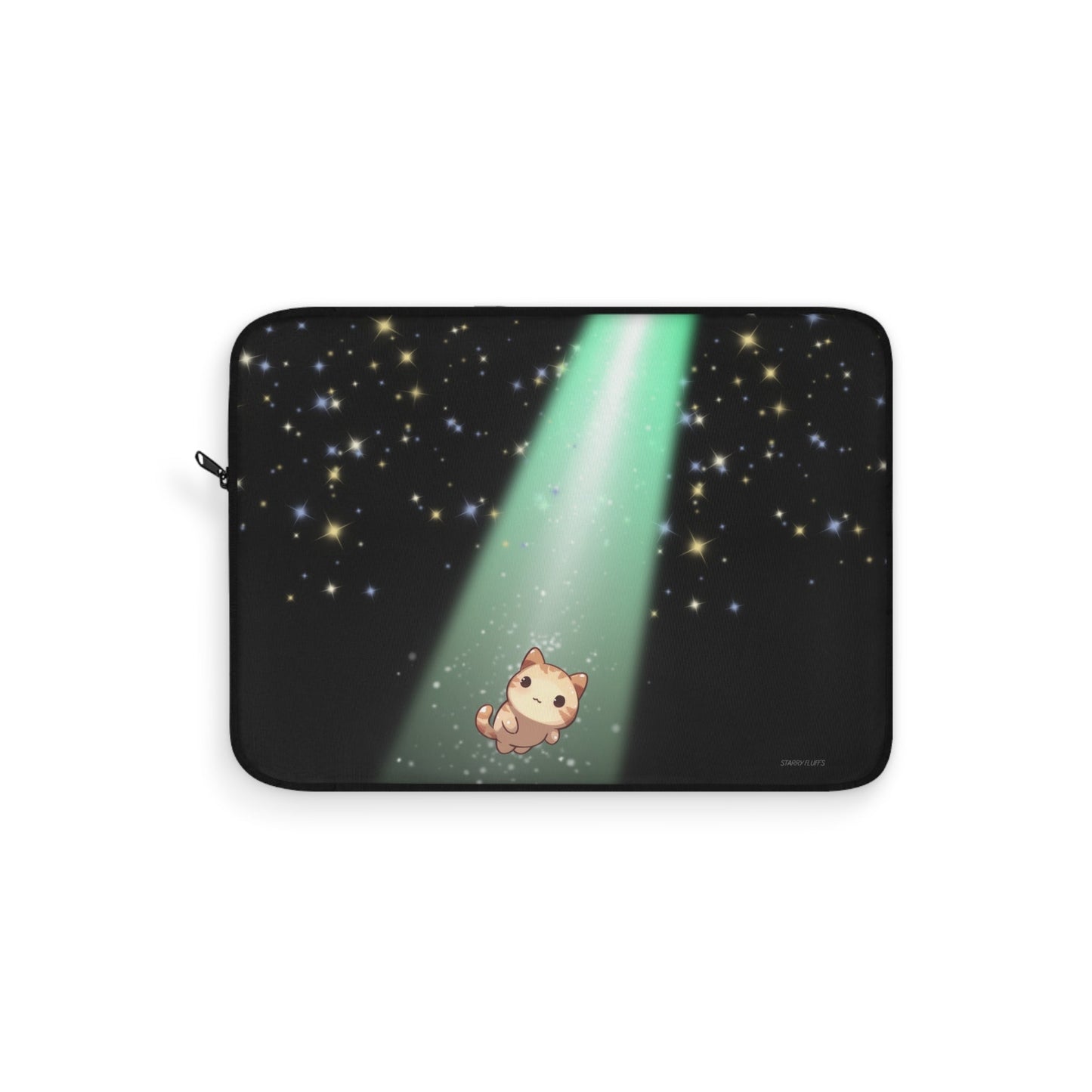 Cosmic Glow Laptop Cover by Starry Fluff