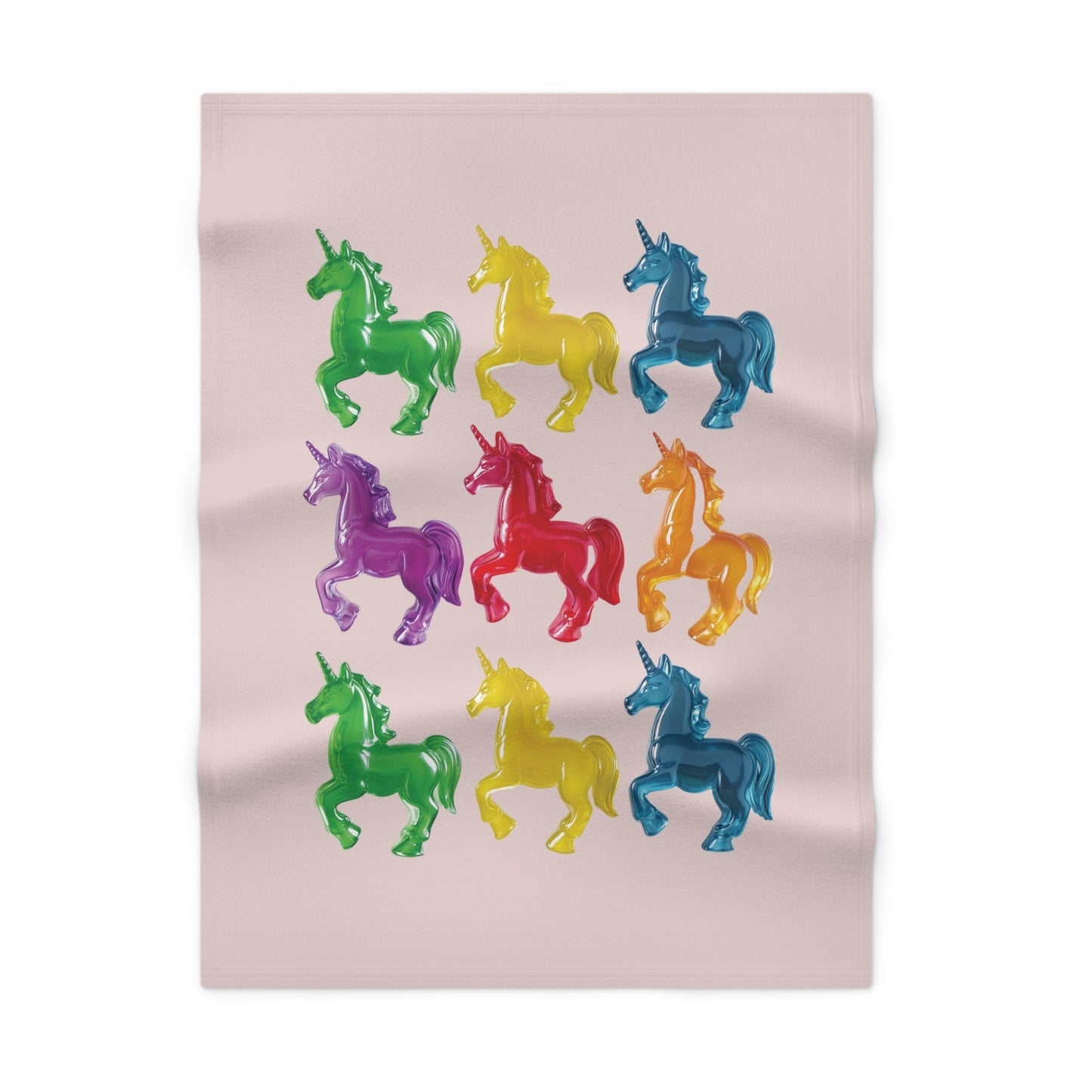 Soft Fleece Baby Blanket with Delightful Unicorn Design
