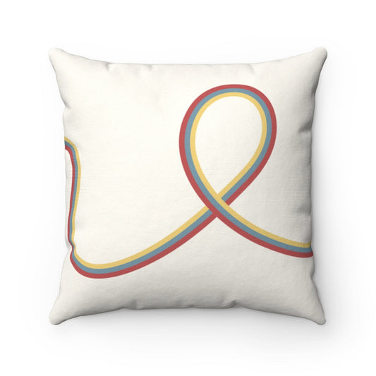 Decorative Cushion with Swirling Lines - Available in 4 Sizes
