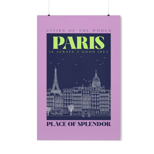 Cityscape of Paris Poster