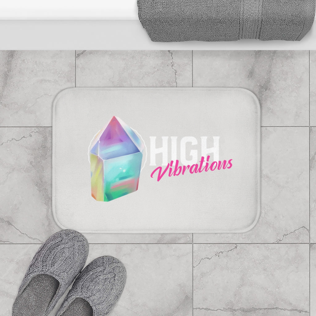 High Vibration Crystal Bath Mat
