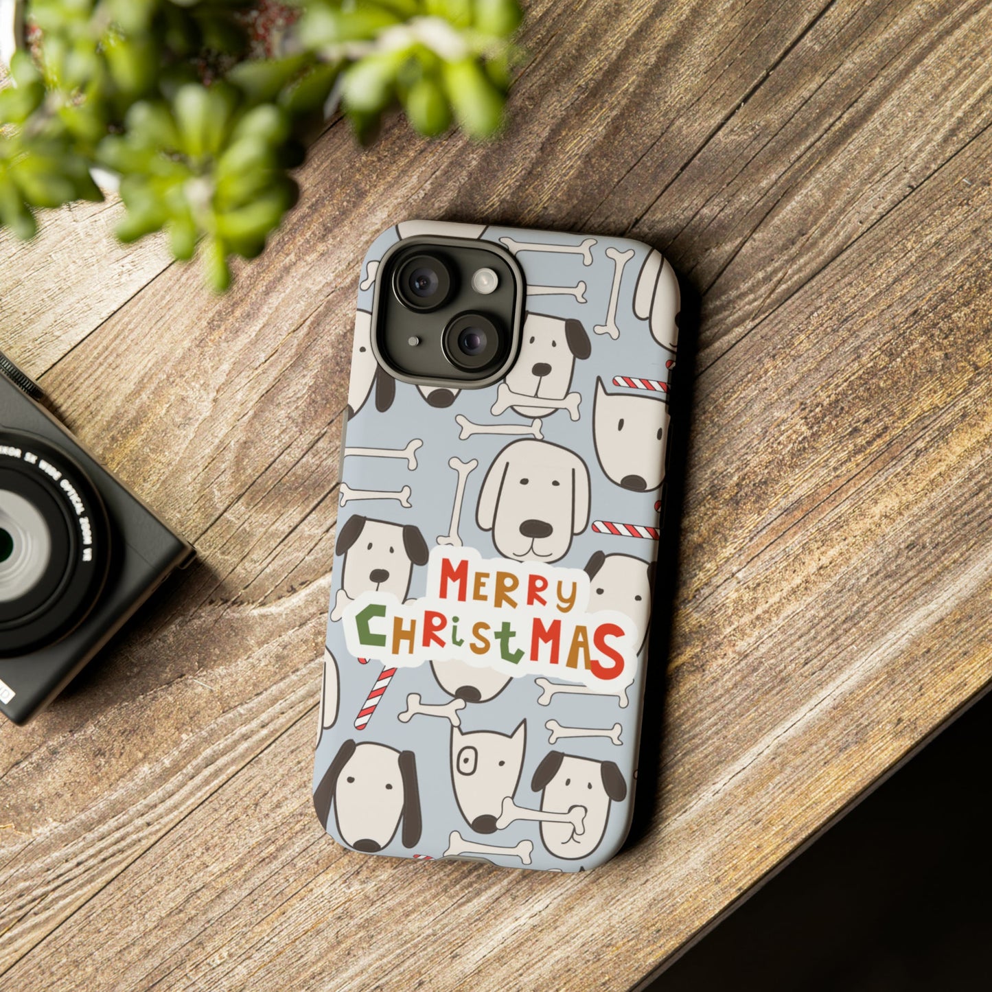 Dog Pattern Festive Holiday Tough Cases