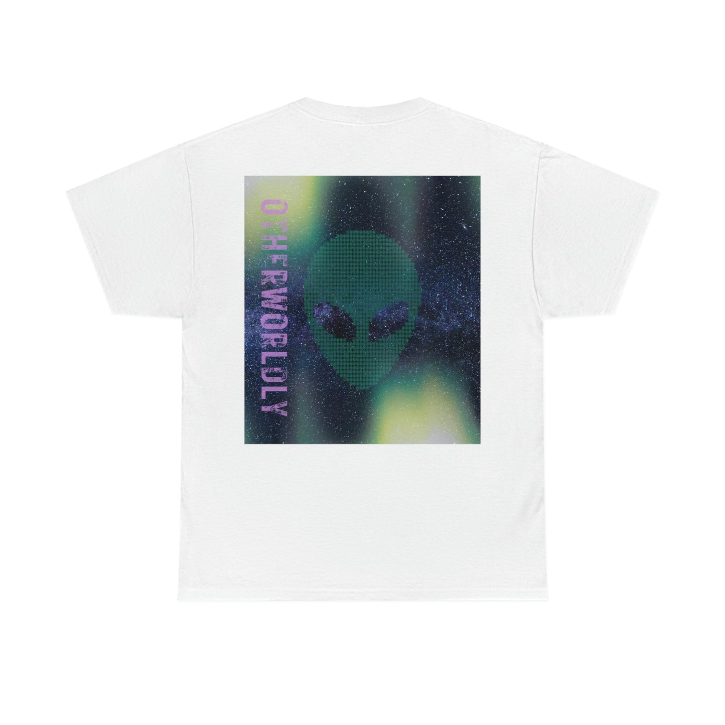Graphic T-Shirt Featuring an Extraterrestrial Back Design