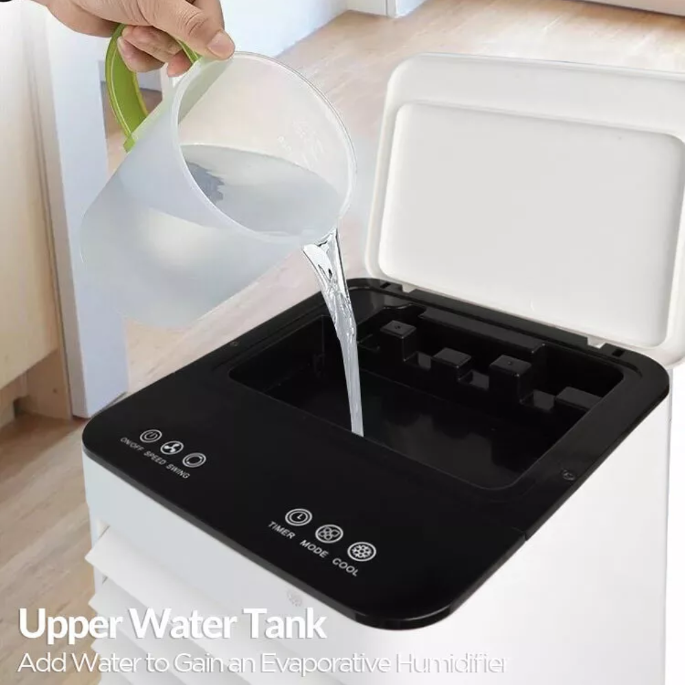 Portable Air Cooler with Humidifying Function for Efficient Cooling