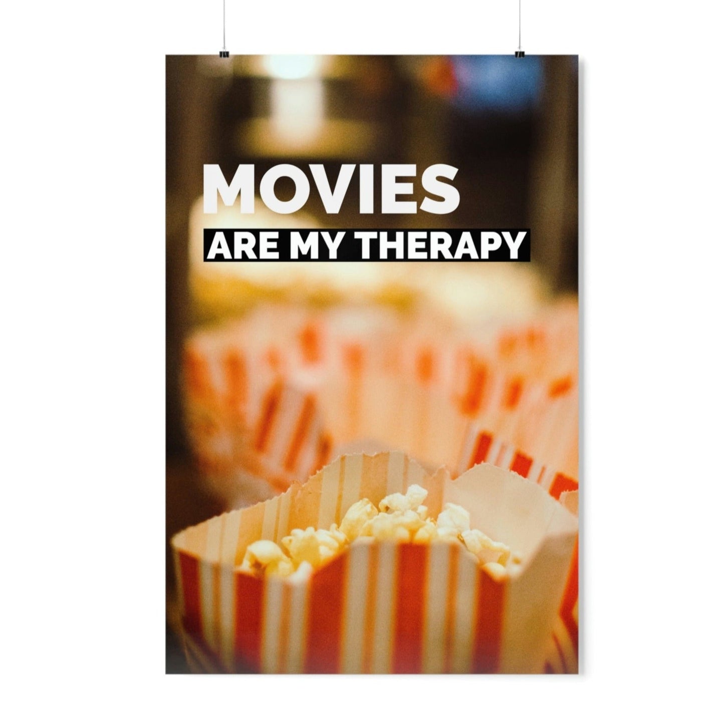 Movie Therapy Poster: A Cure for Your Cinema Addiction