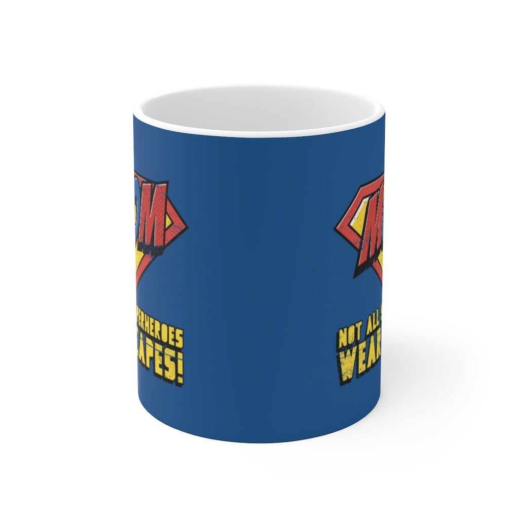 11oz Mom Mug with Superhero Design