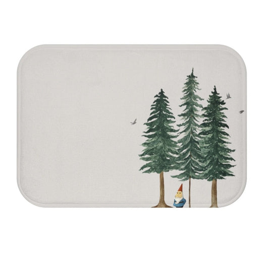 Forest Dweller Gnome Home Accents Bath Mat