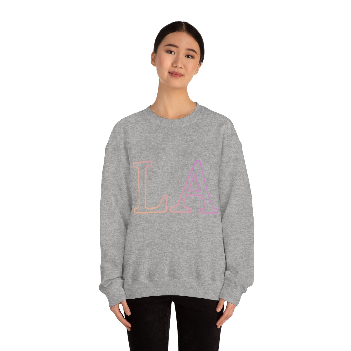 Gradient Crewneck Sweatshirt for Women