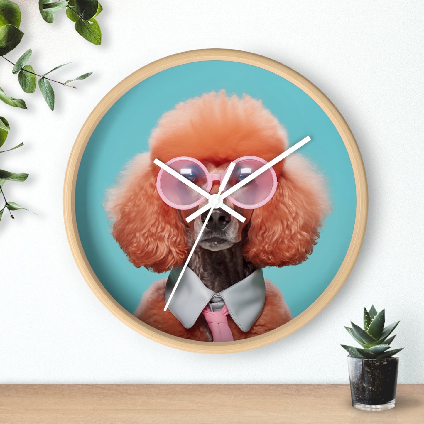 Cool Canine with Sunglasses Wall Timepiece