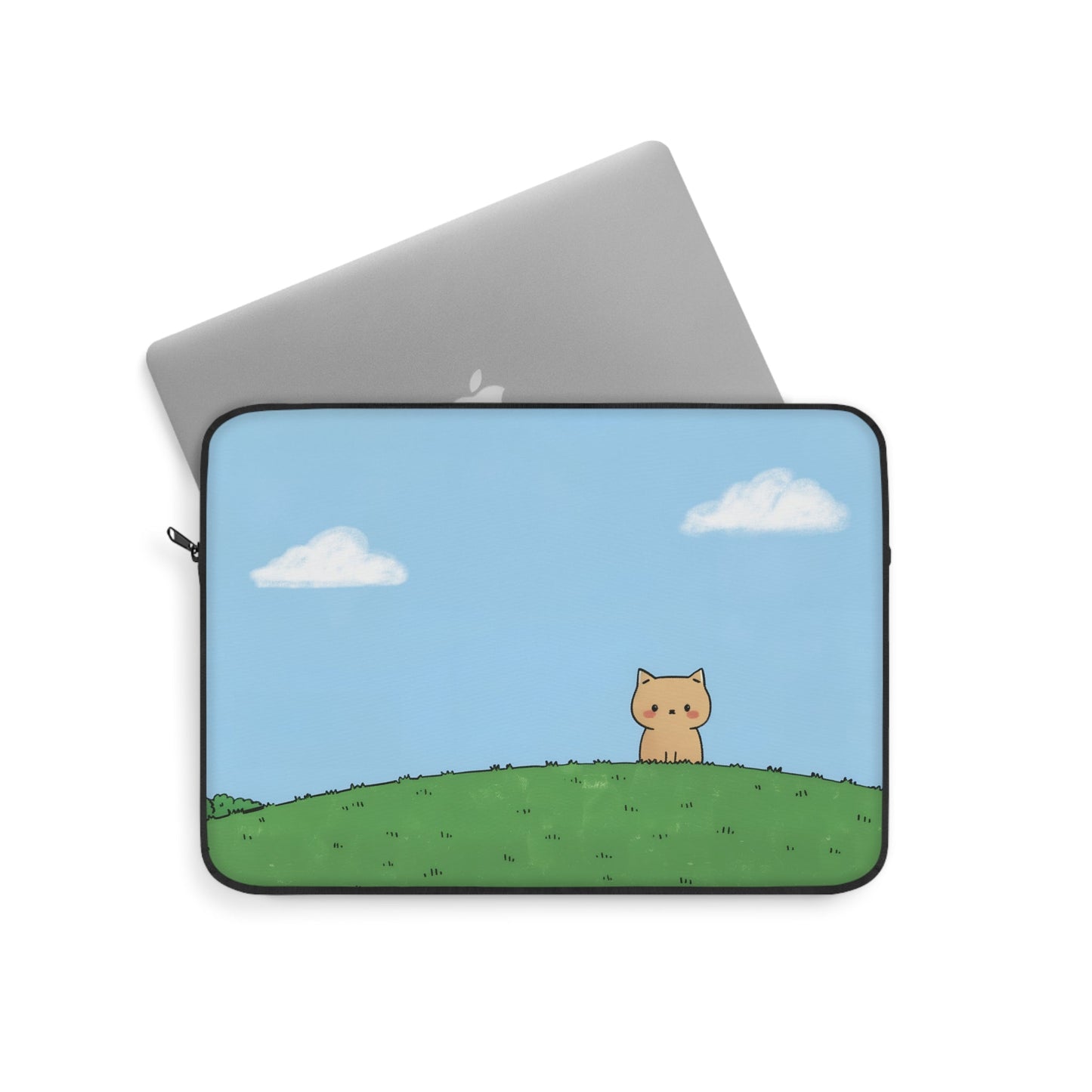 Park Cat Laptop Cover