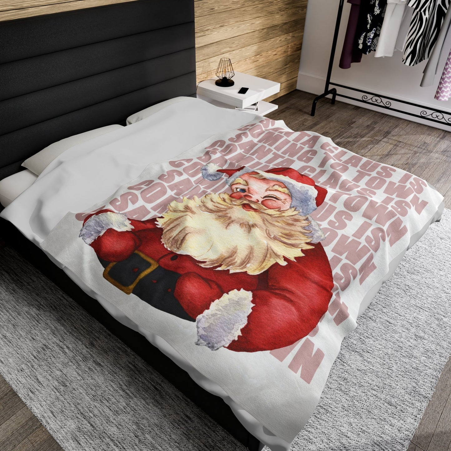 Plush Throw - Santa Claus Inspired Blanket
