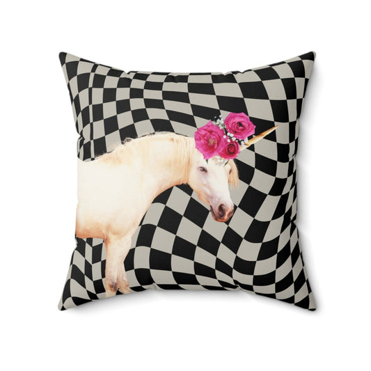 Cosmic Nostalgic Mythical Square Pillow - 3 Sizes