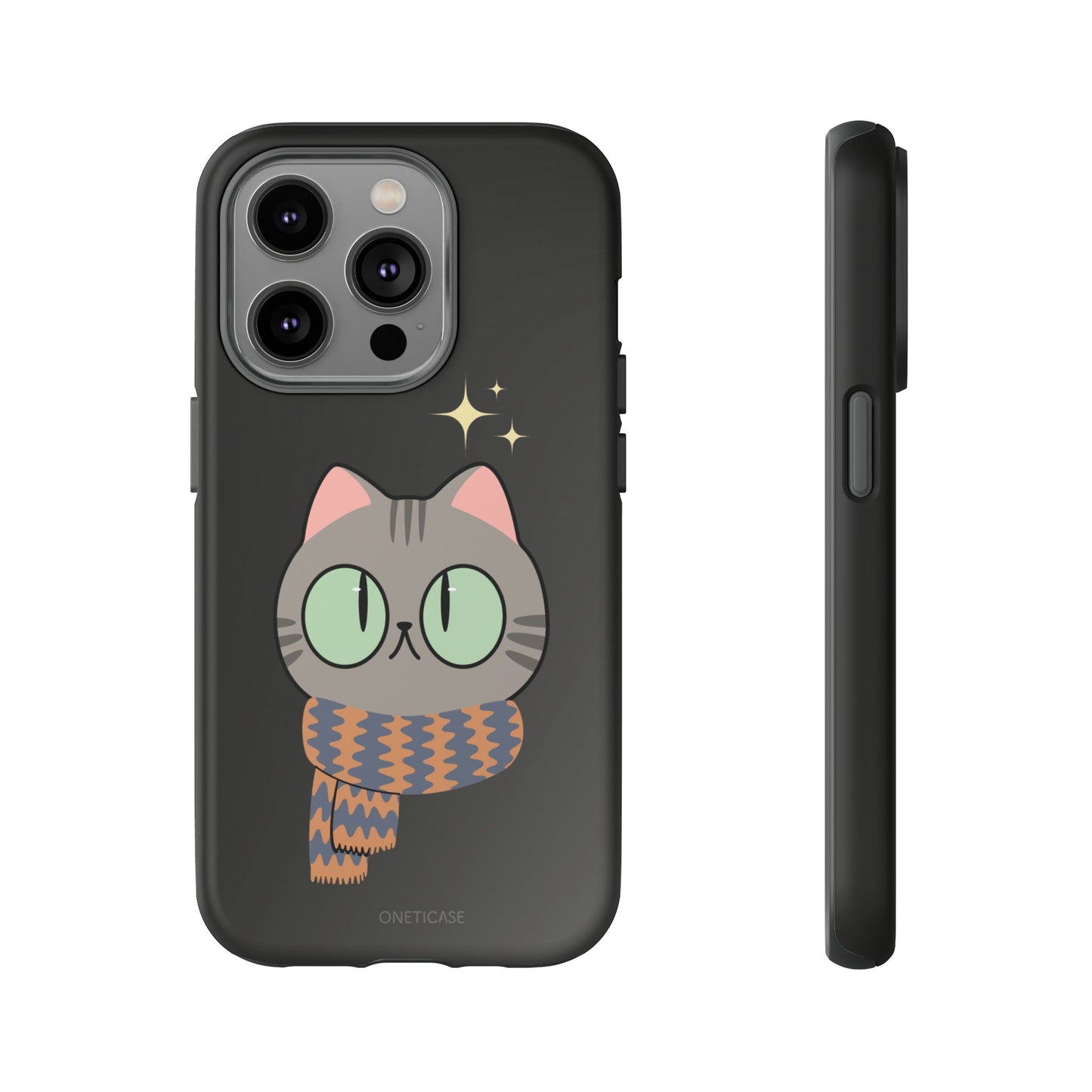 Cozy Feline Tough Cat iPhone Case