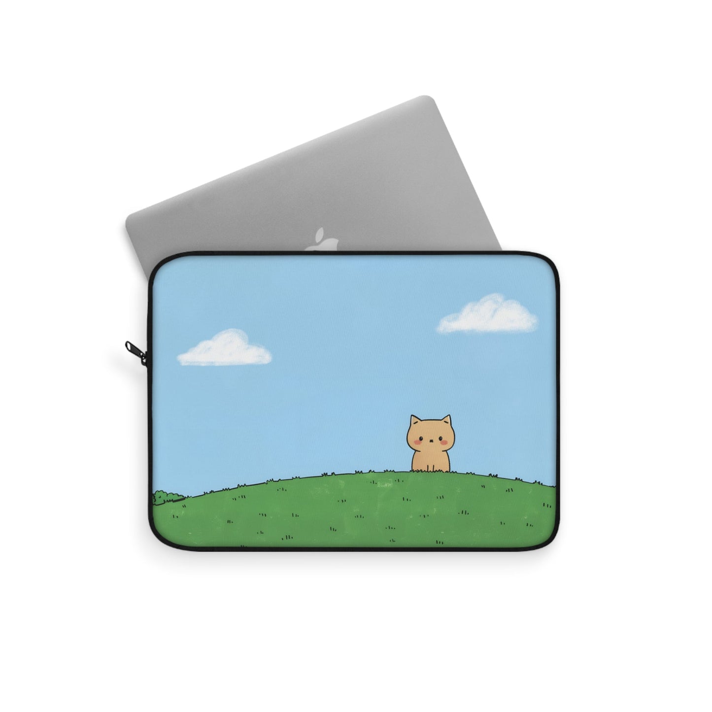 Park Cat Laptop Cover